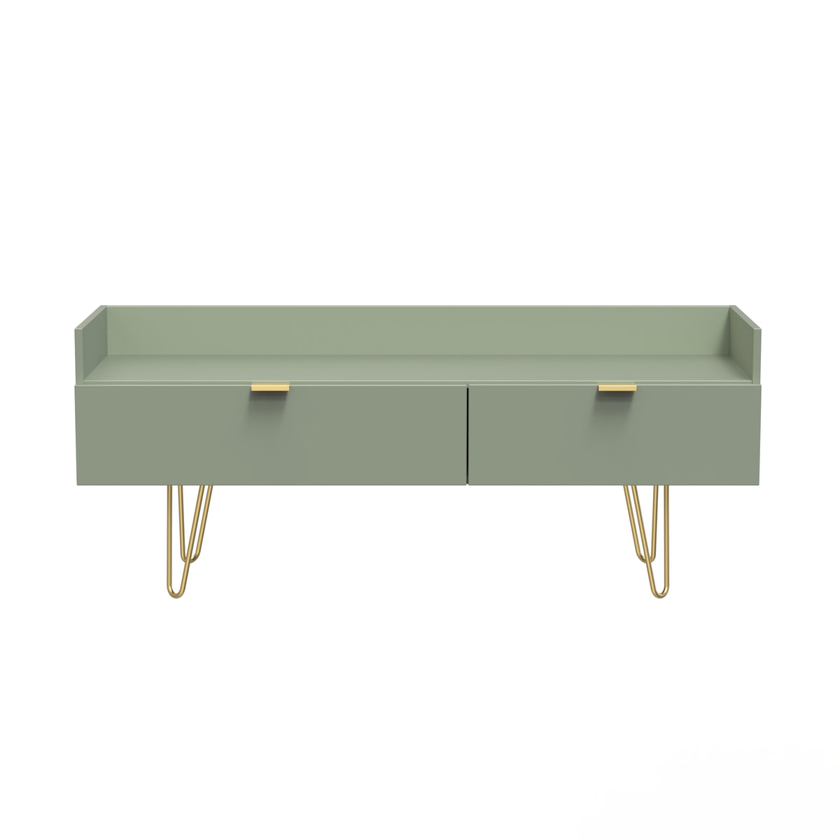 Hong Kong (Gold Hairpin Legs) Media Console Unit
