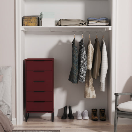 Hong Kong 5 Drawer Bedside Cabinet