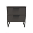 Hong Kong 2 Drawer Bedside Cabinet