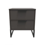 Hong Kong 2 Drawer Bedside Cabinet