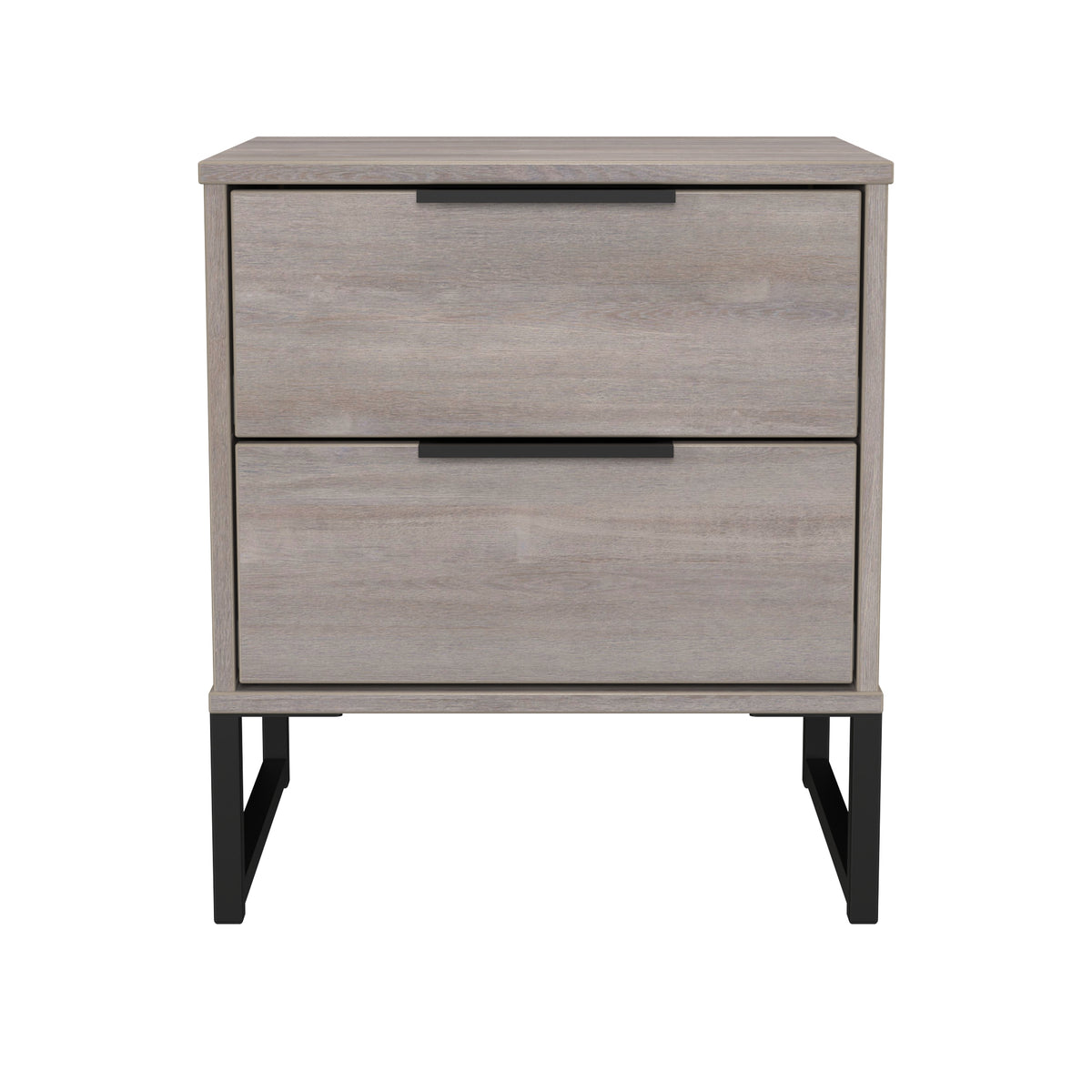 Hong Kong 2 Drawer Bedside Cabinet