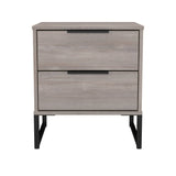 Hong Kong 2 Drawer Bedside Cabinet