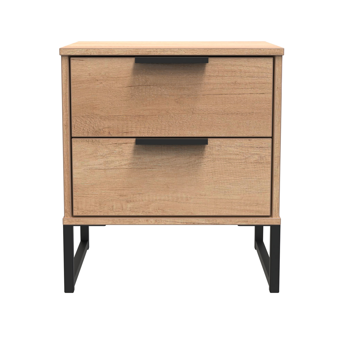 Hong Kong 2 Drawer Bedside Cabinet
