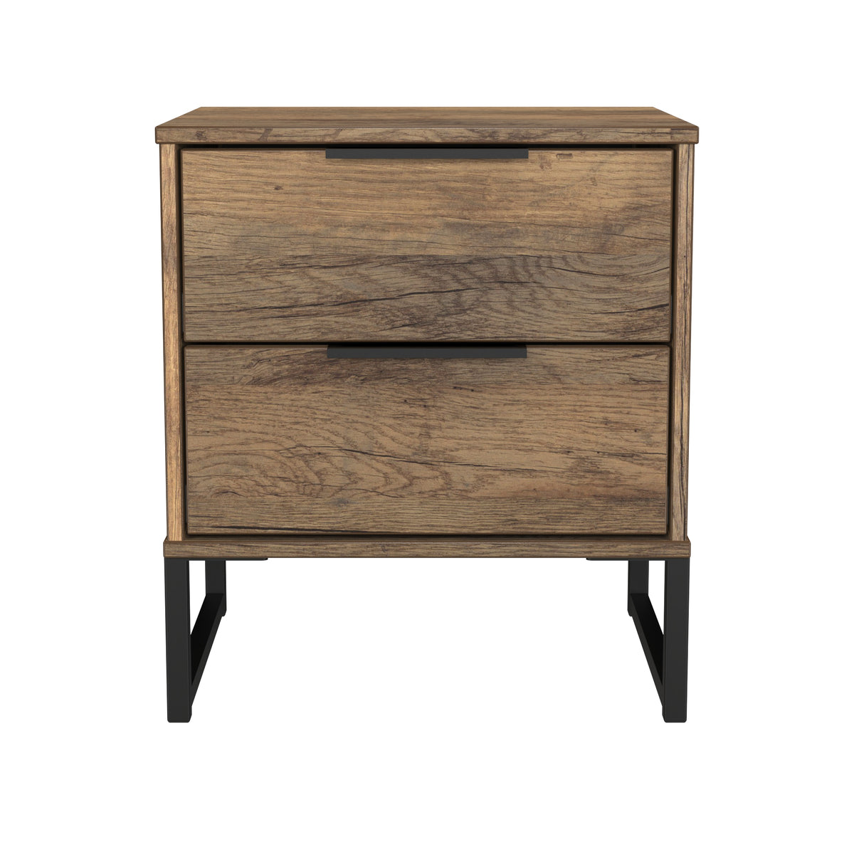 Hong Kong 2 Drawer Bedside Cabinet