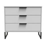 Hong Kong (Black Sleigh Legs) 3 Drawer Chest