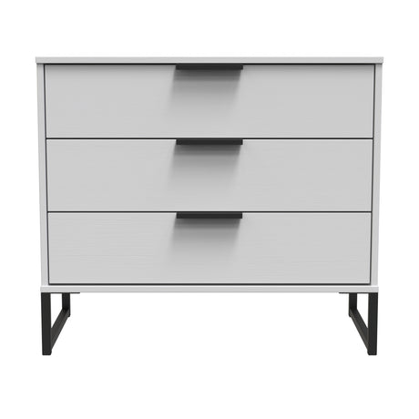 Hong Kong (Black Sleigh Legs) 3 Drawer Chest