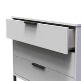 Hong Kong (Black Sleigh Legs) 3 Drawer Chest