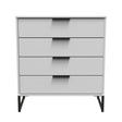 Hong Kong (Black Sleigh Legs) 4 Drawer Chest