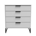 Hong Kong (Black Sleigh Legs) 4 Drawer Chest