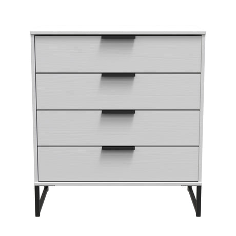 Hong Kong (Black Sleigh Legs) 4 Drawer Chest