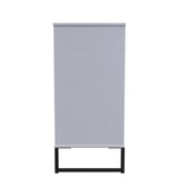 Hong Kong (Black Sleigh Legs) 4 Drawer Chest