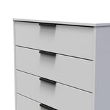 Hong Kong (Black Sleigh Legs) 4 Drawer Chest