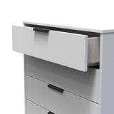 Hong Kong (Black Sleigh Legs) 4 Drawer Chest