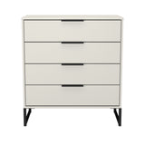 Hong Kong (Black Sleigh Legs) 4 Drawer Chest