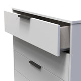 Hong Kong (Black Sleigh Legs) 5 Drawer Chest