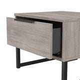 Hong Kong 1 Drawer Bedside Cabinet with Legs