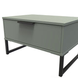 Hong Kong (Black Sleigh Legs) 1 Drawer Midi Chest with Legs