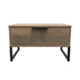 Hong Kong (Black Sleigh Legs) 1 Drawer Midi Chest with Legs