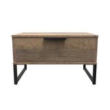 Hong Kong (Black Sleigh Legs) 1 Drawer Midi Chest with Legs