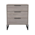Hong Kong 3 Drawer Midi Chest with Legs