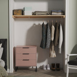 Hong Kong 3 Drawer Midi Chest with Legs