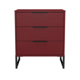 Hong Kong 3 Drawer Midi Chest with Legs