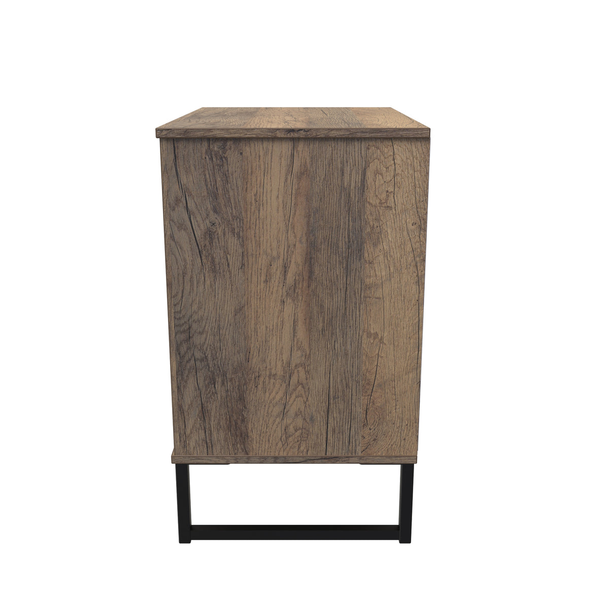 Hong Kong (Black Sleigh Legs) 3 Drawer Midi Chest with Legs