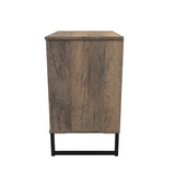Hong Kong (Black Sleigh Legs) 3 Drawer Midi Chest with Legs