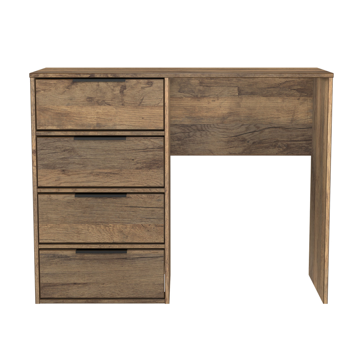 Hong Kong (Black Sleigh Legs) 4 Drawer Vanity