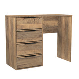 Hong Kong (Black Sleigh Legs) 4 Drawer Vanity