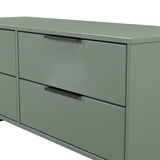 Hong Kong (Black Sleigh Legs) 4 Drawer Bed Box