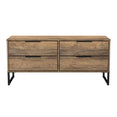 Hong Kong (Black Sleigh Legs) 4 Drawer Bed Box