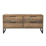 Hong Kong (Black Sleigh Legs) 4 Drawer Bed Box