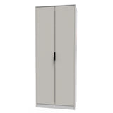 Hong Kong (Black Sleigh Legs) Tall Plain Wardrobe