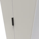 Hong Kong (Black Sleigh Legs) Tall Plain Wardrobe
