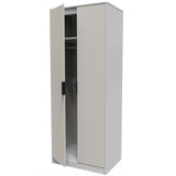 Hong Kong (Black Sleigh Legs) Tall Plain Wardrobe