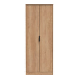 Hong Kong (Black Sleigh Legs) Tall Plain Wardrobe