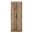 Hong Kong (Black Sleigh Legs) Tall Plain Wardrobe