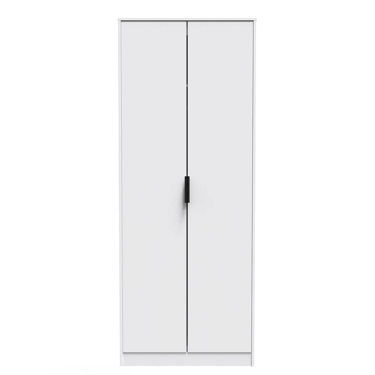 Hong Kong (Black Sleigh Legs) Tall Plain Wardrobe