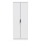 Hong Kong (Black Sleigh Legs) Tall Plain Wardrobe