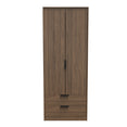 Hong Kong Tall 2 Drawer Wardrobe