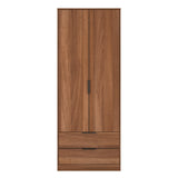 Hong Kong Tall 2 Drawer Wardrobe
