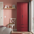 Hong Kong Tall 2 Drawer Wardrobe