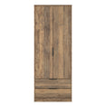 Hong Kong (Black Sleigh Legs) Tall 2 Drawer Wardrobe