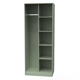 Hong Kong (Black Sleigh Legs) Tall Open Wardrobe