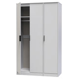 Hong Kong Tall Triple Plain Wardrobe