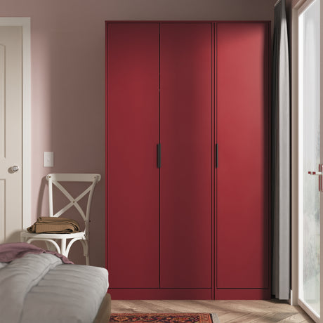 Hong Kong Tall Triple Plain Wardrobe