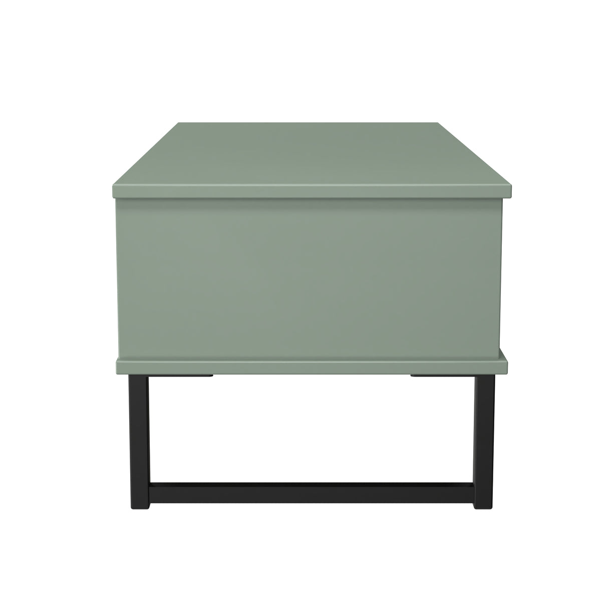 Hong Kong (Black Sleigh Legs) 1 Drawer Coffee Table