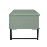 Hong Kong (Black Sleigh Legs) 1 Drawer Coffee Table