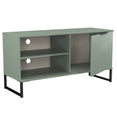 Hong Kong (Black Sleigh Legs) 1 Door 2 Shelf TV Unit